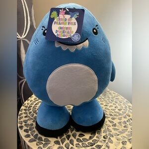 Blue Shark stand up pillow pals, Stuffed Animal Toy